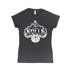 Classic Rock Guitar Logo Ladies T-Shirt