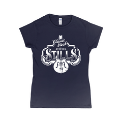 Classic Rock Guitar Logo Ladies T-Shirt