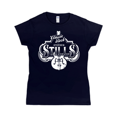 Classic Rock Guitar Logo Ladies T-Shirt